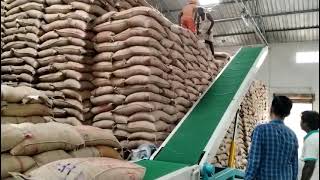 BAGS STACKING CONVEYOR [upl. by Aelber]