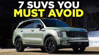 7 SUVs You MUST AVOID in 2024 DONT BUY [upl. by Riedel684]