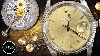 Montre Rolex Datejust Cassée  Réparation du Calibre Rolex 3035 [upl. by Anitnuahs965]