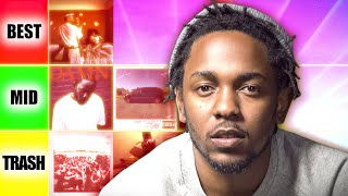 Every Kendrick Lamar Album Ranked Album Tier List [upl. by Mel942]