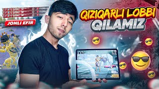 QIZIQARLI LOBBI QILAMIZ  SHORTs STRIM 🔥PUBG MOBILE [upl. by Arekat]