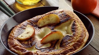 Recette  Crêpe soufflée aux pommes [upl. by Daniala]