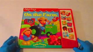 FISHER PRICE On the Farm Little People Lift amp Listen [upl. by Godart460]