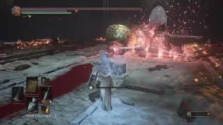 DARK SOULS 3 Lothric Knight Greatsword vs Sister Friede and Father Ariandel ng4 [upl. by Adnohsor287]