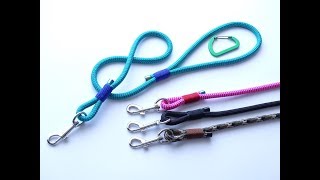 How to Make a RopeParacord Dog Leash  CBYS [upl. by Farwell374]