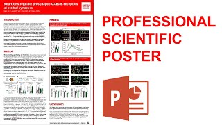 How to Make a Research Poster in PowerPoint like a scientific illustrator [upl. by Chambers]