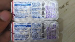 Monotrate Tablet Benifit  Anti Anginal  Isosorbide Mononitrate Tablet Uses [upl. by Mairim]