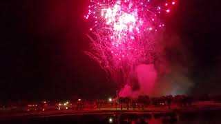 Royal Palm Beach Fourth of July Spectacular Fireworks Show at Commons Park  2024 [upl. by Adnamal]