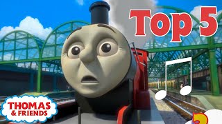 Thomas amp Friends UK™  Top 5 Songs  Best of Thomas Highlights  Thomas Top 5  Kids Cartoon [upl. by Renee]