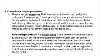 Min oppfatning de siste 10 årenePenger moral etikk og åndelighet Av Arvid Gimre [upl. by Notlew]