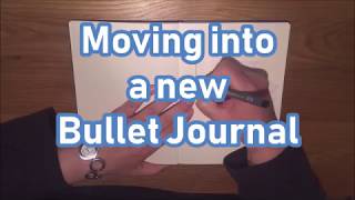 Moving into a new Bullet Journal  Nima Talo ARt [upl. by Hynda]