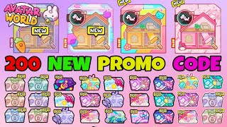 200 NEW PROMO CODE IN AVATAR WORLD 20202024 🌸ALL PROMO CODE 🌸 COLLECTION [upl. by Stelu150]