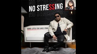 Damon Little  No Stressing ft Angie Stone Lyrics Video [upl. by Claudette]