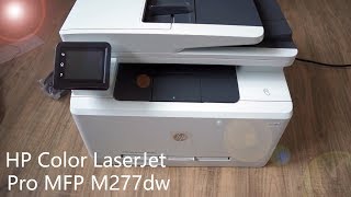 Review HP Color LaserJet Pro MFP M277dw  Multifunktionsdrucker mit Netzwerkscan Anleitung [upl. by Alie]