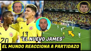 quotEL NUEVO JAMESquot ASI REACCIONA el MUNDO al PARTIDAZO de CARRASCAL y VICTORIA de COLOMBIA  LUIS DIAZ [upl. by Macgregor]