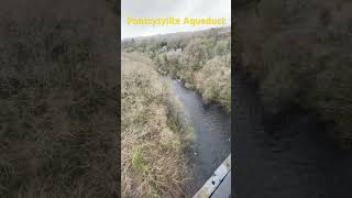 The Pontcysyllte Aqueduct is 200 years old and spans the river Dee in the vale of Llangollen Wales [upl. by Anovad476]