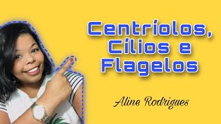 CENTRÍOLOS CÍLIOS E FLAGELOS  BIOLOGIA [upl. by Etnoel]