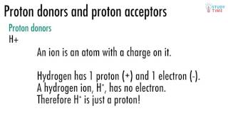 Proton Donors amp Acceptors 610  Chemical Reactivity  NCEA Level 2 Chemistry  StudyTime NZ [upl. by Anavlys]