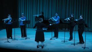 quotFalconquot for Flute Ensemble by G M Gauld  Mount Allison Universitys Flute Studio [upl. by Brieta184]