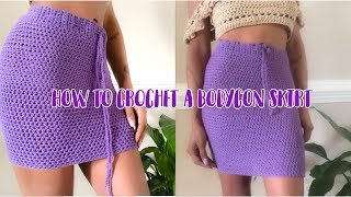 Tips for crocheting a bodycon skirt [upl. by Suzette789]