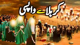 Karbala Se Wapsi Ka Manzar  Journey from Karbala to Sham  Karbala Ka Waqia  Zubair Safi [upl. by Noiztneb]