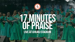 Neema Gospel Choir  17 Minutes of Praise Live at Uhuru Stadium [upl. by Gnidleif281]