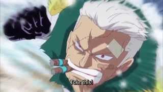 One Piece Episode 624 Smoker Vs Doflamingo Full Fight HD [upl. by Noeruat]