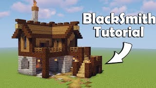 Minecraft How to build a Blacksmith  Tutorial [upl. by Pettiford]