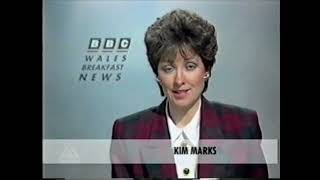 BBC Breakfast News  Wales Today Region  1993 [upl. by Ysdnil]