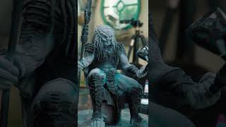 How To Make Predator King Diorama In Aquarium With Polymer Clay Sculpting [upl. by Gwendolen]