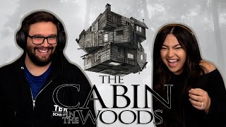 The Cabin in the Woods 2012 Wifes First Time Watching Movie Reaction [upl. by Zetnod533]