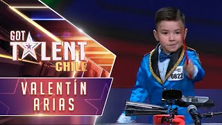 Valentín Arias  Audiciones  Got Talent Chile 2024 [upl. by Asilenna]