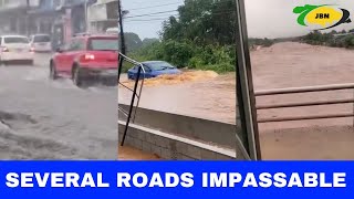 Heavy Rains Cause Flooding In Several ParishesJBNN [upl. by Gnouhp89]