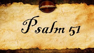 Psalm 51  KJV Audio With Text [upl. by Tare]