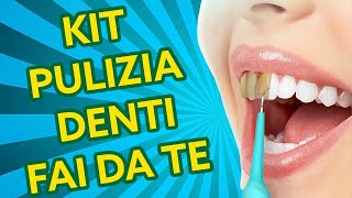 Kit Rimozione Tartaro Pulizia dei Denti Professionale con luce  Recensione ITA [upl. by Anitsihc]