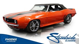 1969 Chevrolet Camaro Convertible Restomod for sale  3472 PHX [upl. by Aneger]