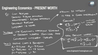 Present Worth  Fundamentals of Engineering Economics [upl. by Isador]