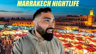 Crazy Nightlife in Marrakech Morocco 🇲🇦 [upl. by Orsino]