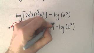 Logarithms  Expanding and Combining  Example 2 [upl. by Drice624]