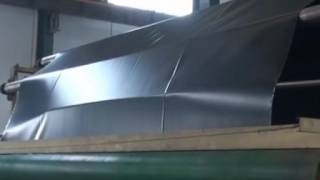 Texture geomembrane and smooth HDPE Geomembrane [upl. by Eenwahs]