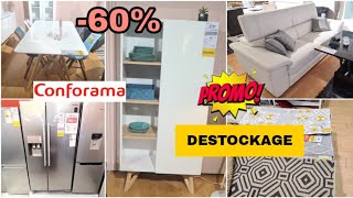 CONFORAMA💥DESTOCKAGE JUSQUÀ80 MOBILIER CONFORAMAFRANCE DESTOCKAGE PROMOTION ELECTROMENAGER [upl. by Htaras]