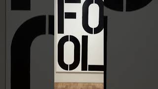 Untitled Christopher Wool 1990  Milwaukee Art Museum contemporaryart art artmuseum fool [upl. by Anaujd548]