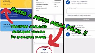 COMO TRANSFERIR VEÃCULO ONLINE DETRAN MG  PASSO A PASSO EM CASA [upl. by Prisilla]
