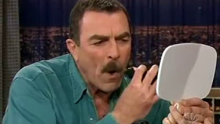 Conan OBrien Tom Selleck Mustache 52004 [upl. by Aldis]