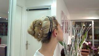 Tuto Coiffure 25  Chignon de Soirée Chic et Facile  Easy Bun Updo [upl. by Mcafee]