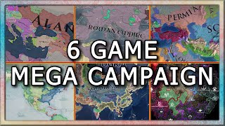 6 Game Mega Campaign  Imperator to CK3 to EU4 to Vic3 to Hoi4 to Stellaris  3388 years [upl. by Eihs519]