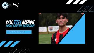 Lucas Ramirez SCA 2024 Soccer Recruit  COMMITTED [upl. by Giule]