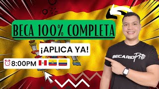 ¡Abrió una gran beca 100 completa aplica YA [upl. by Reinald]