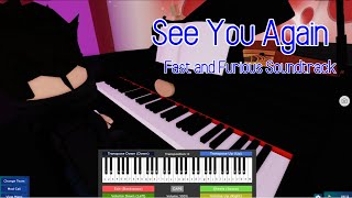 See you Again  Wiz Khalifa Roblox Got Talent [upl. by Wendi]