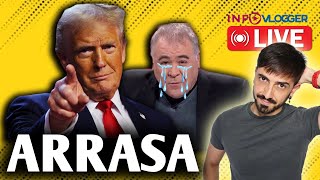 TRUMP ARRASA Y EN LA SEXTA LLORAN SIN PARAR  InfoVlogger LIVE [upl. by Cresa]